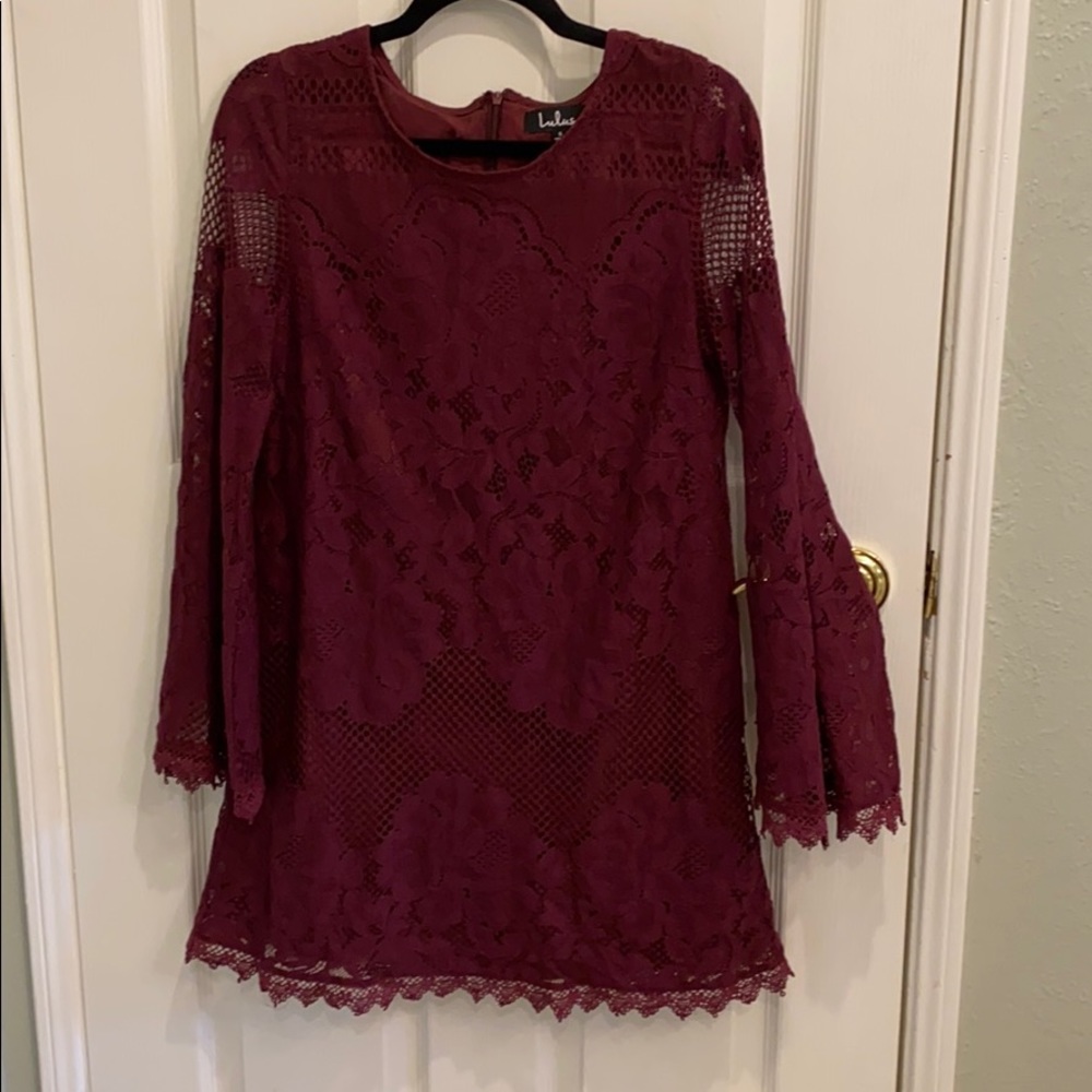 Lulus lace long sleeve dress